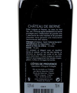 Château de Berne Cuvée Château Rouge - 2013