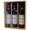 Coffret cadeau gravé Traineau 3 bouteilles Château Chasse-Spleen AOP Moulis 2014