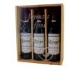 Coffret cadeau gravé "Joyeux Noël" + trois bouteilles Château Chasse-Spleen AOP  Moulis 2014