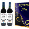 Coffret Cadeau Imprimé 3 Bouteilles Bordeaux Supérieur AOP 2013 ligne